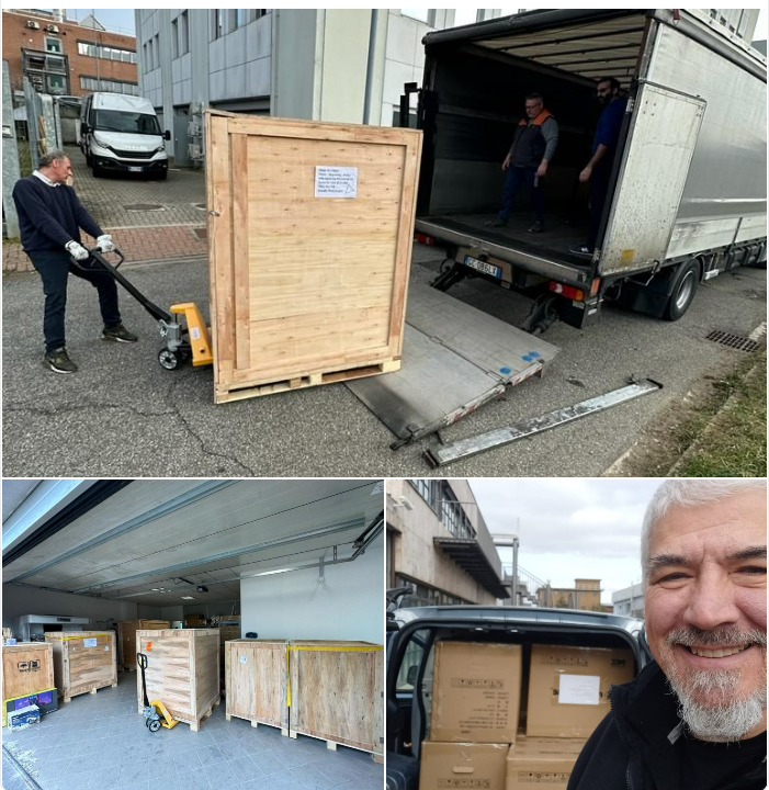 New Machines Arrived Italy